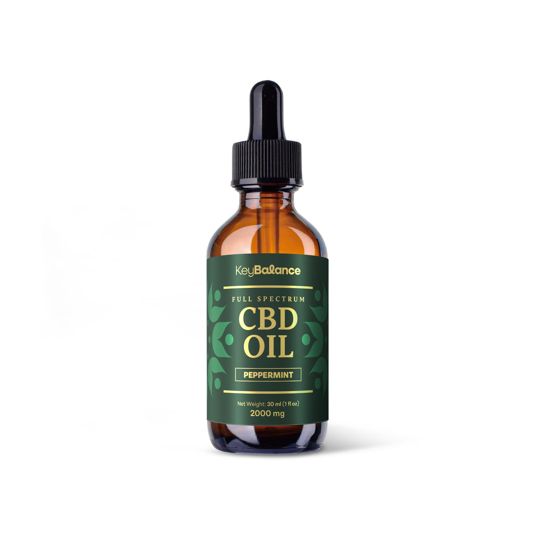 CBD Full Spectrum Tincture Oil (1500mg) 30ml Peppermint flavor